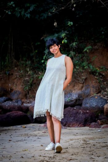 Breezy Checkered Fling Dress