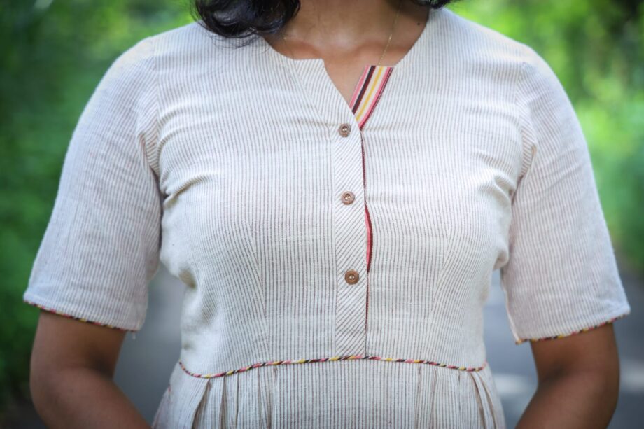 The "Terra Bloom" Midi Dress
